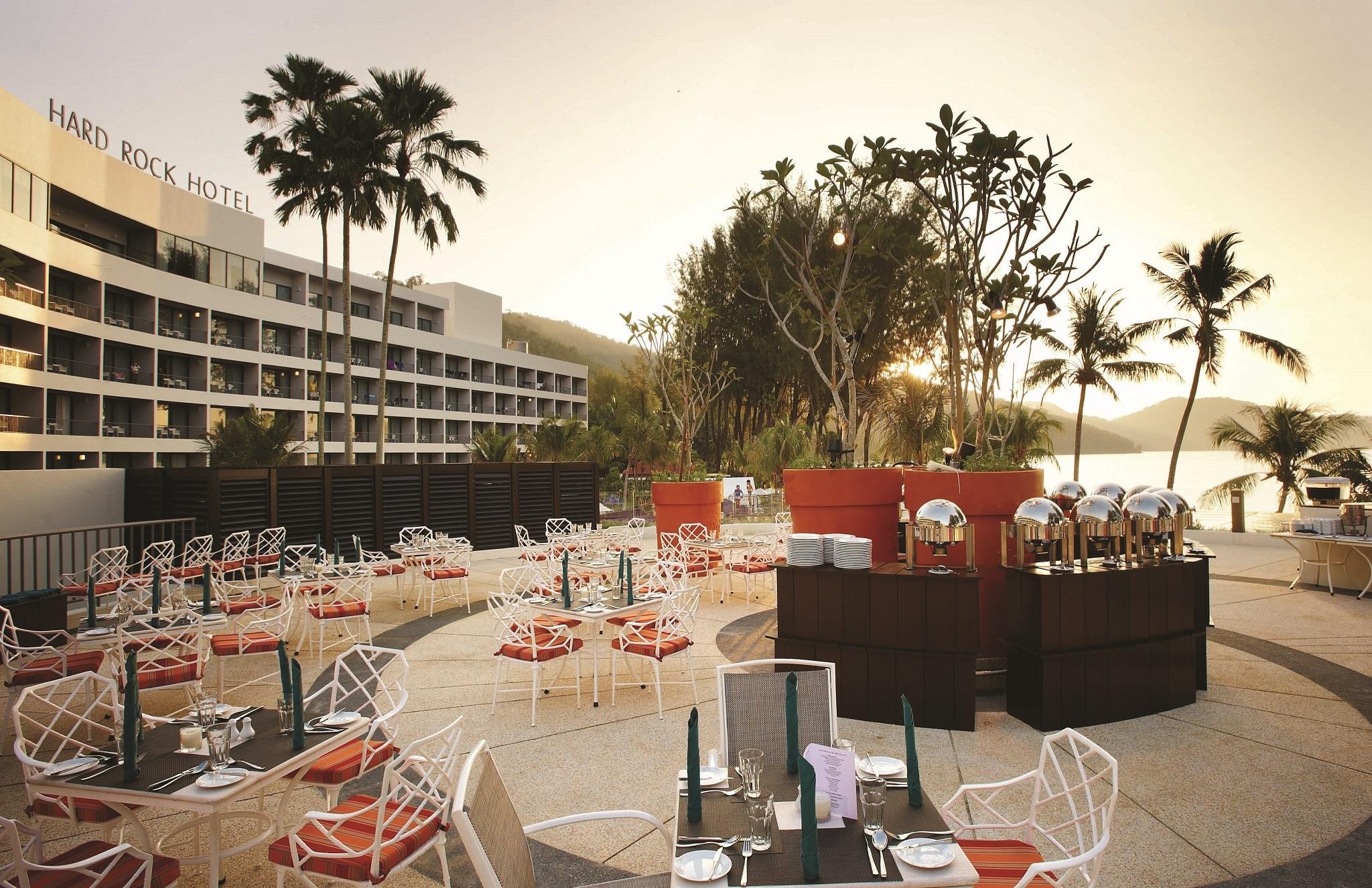Hard Rock Hotel Penang Batu Feringgi Εστιατόριο φωτογραφία The Beach Club